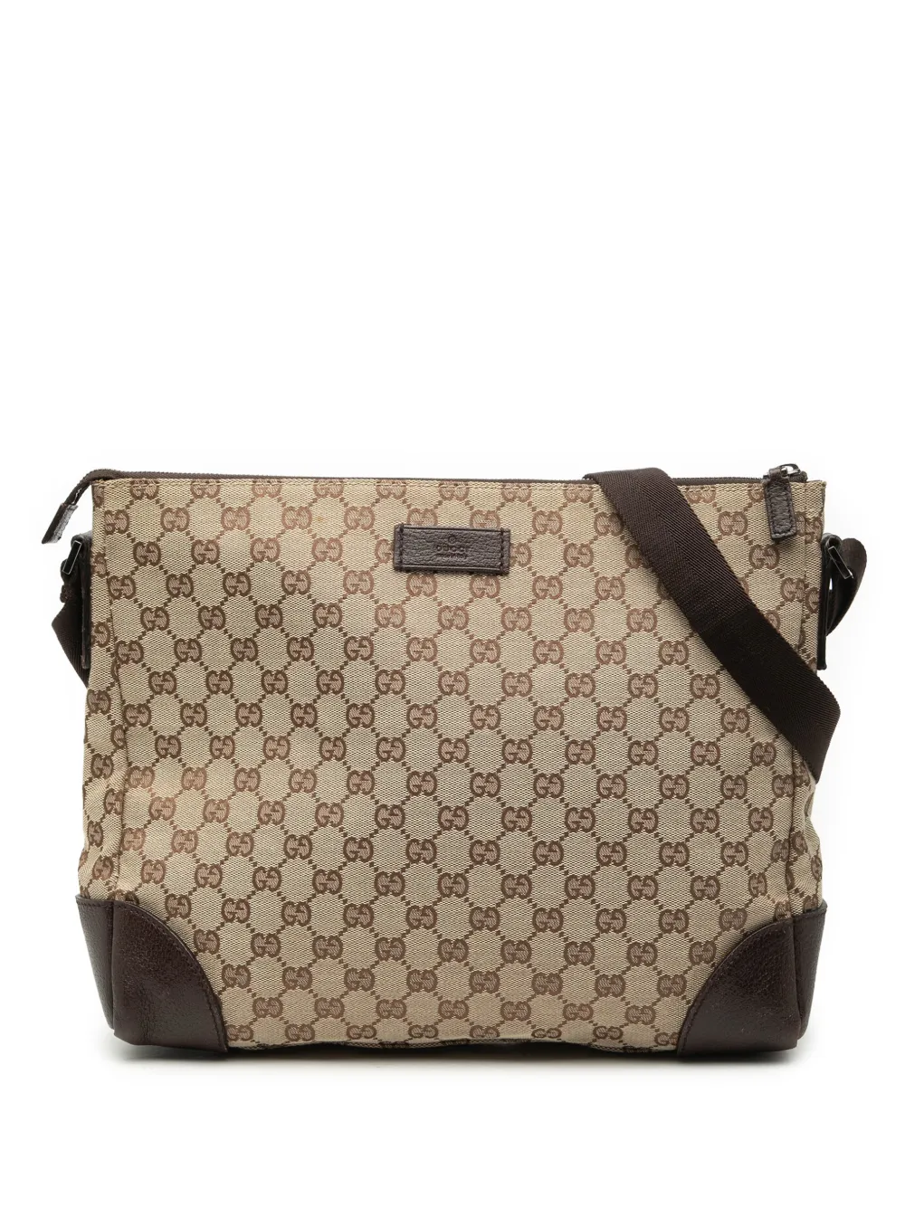 Gucci Pre-Owned 2000-2015 GG Canvas Joy Messenger crossbody bag - Nude