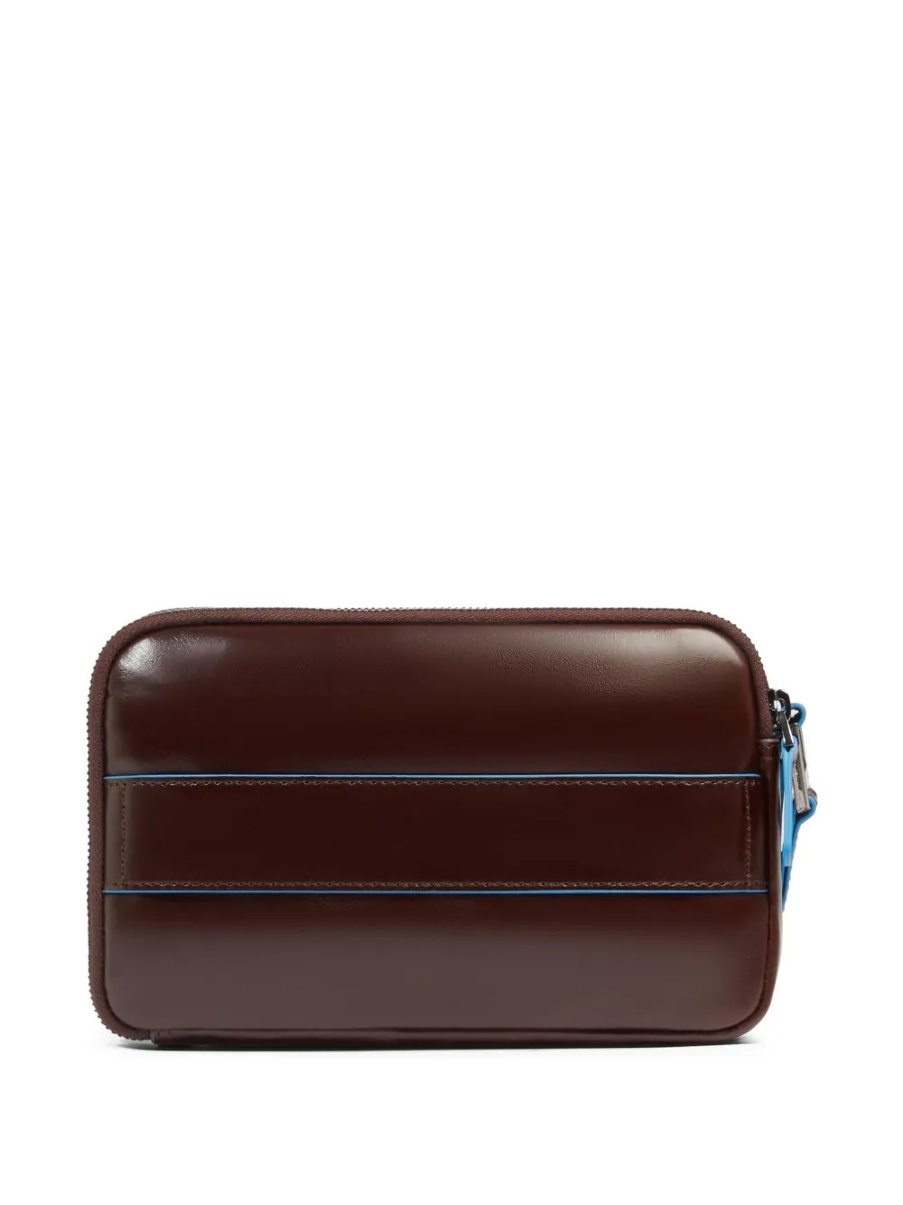 PIQUADRO Leren clutch Bruin