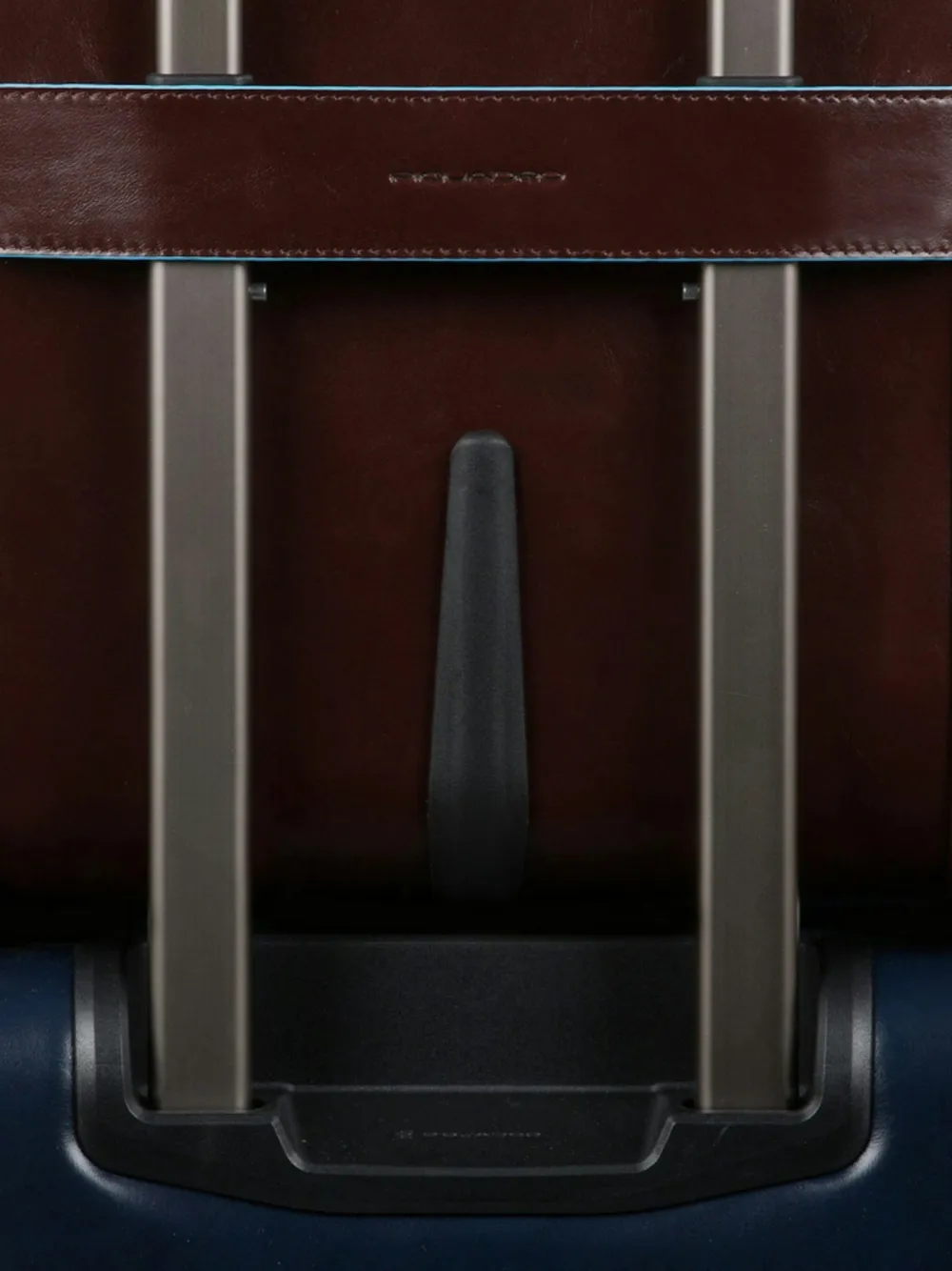 PIQUADRO Gepersonaliseerde leren piloten tas Bruin