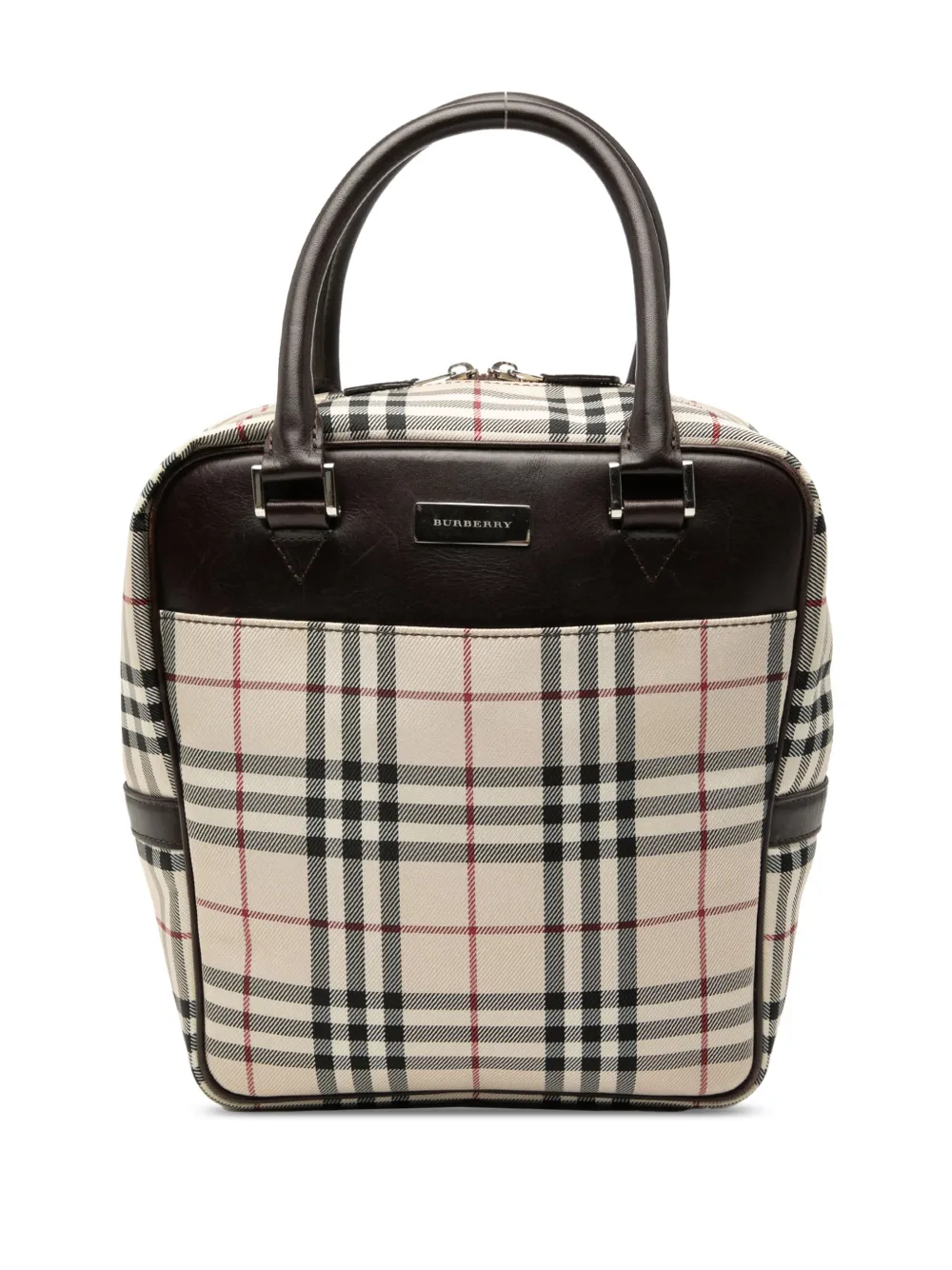 Burberry Pre-Owned 2000-2017 House Check Canvas handbag - Toni neutri