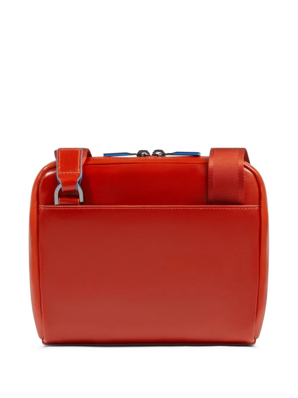 PIQUADRO Leren crossbodytas Oranje