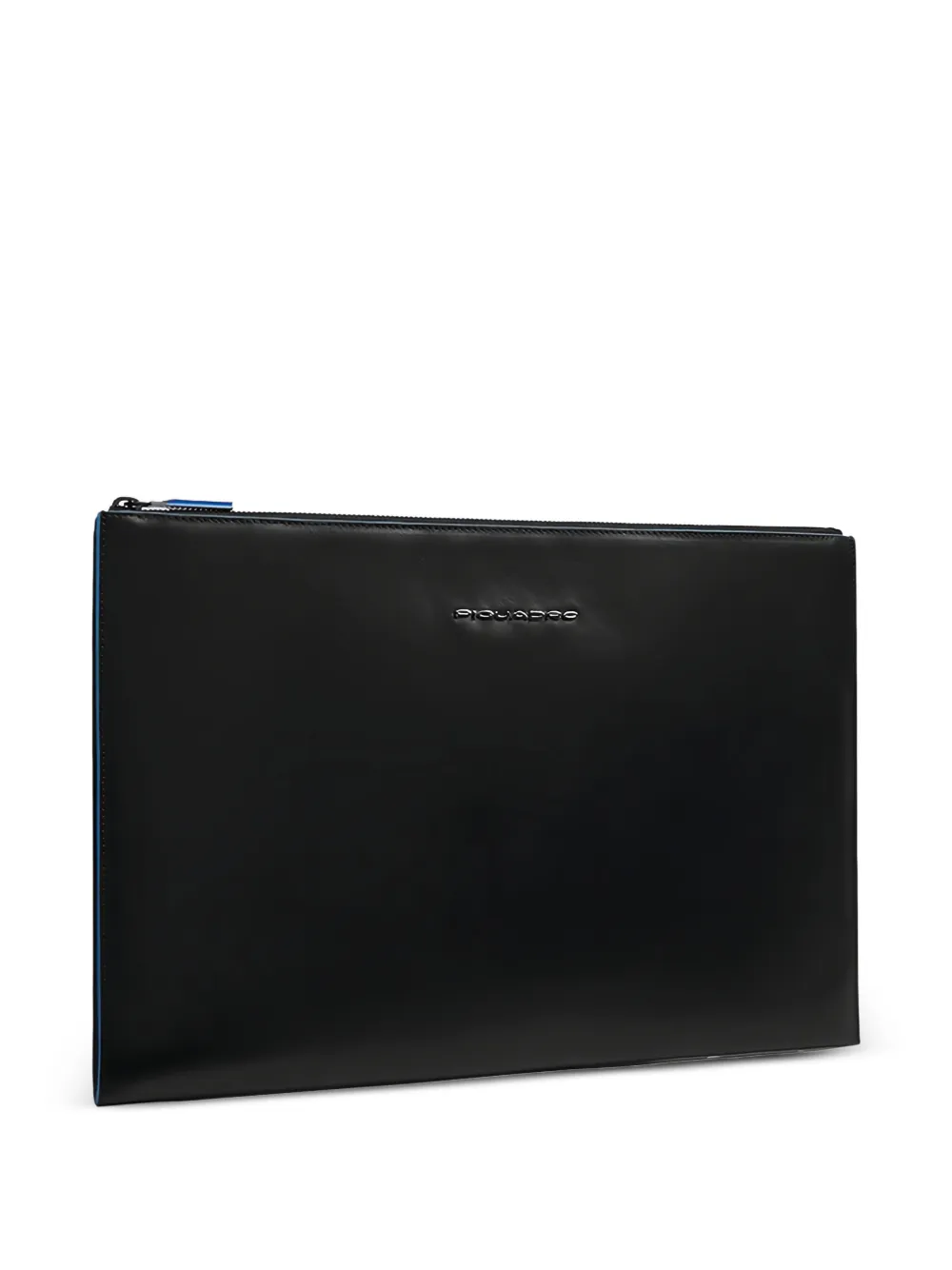 PIQUADRO Leren clutch Zwart