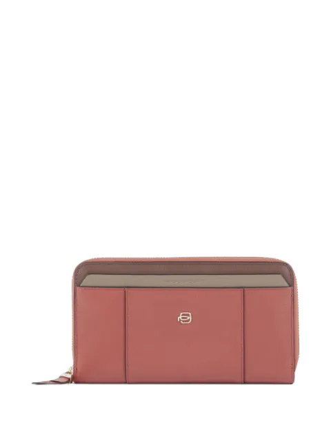 PIQUADRO zip-around leather wallet
