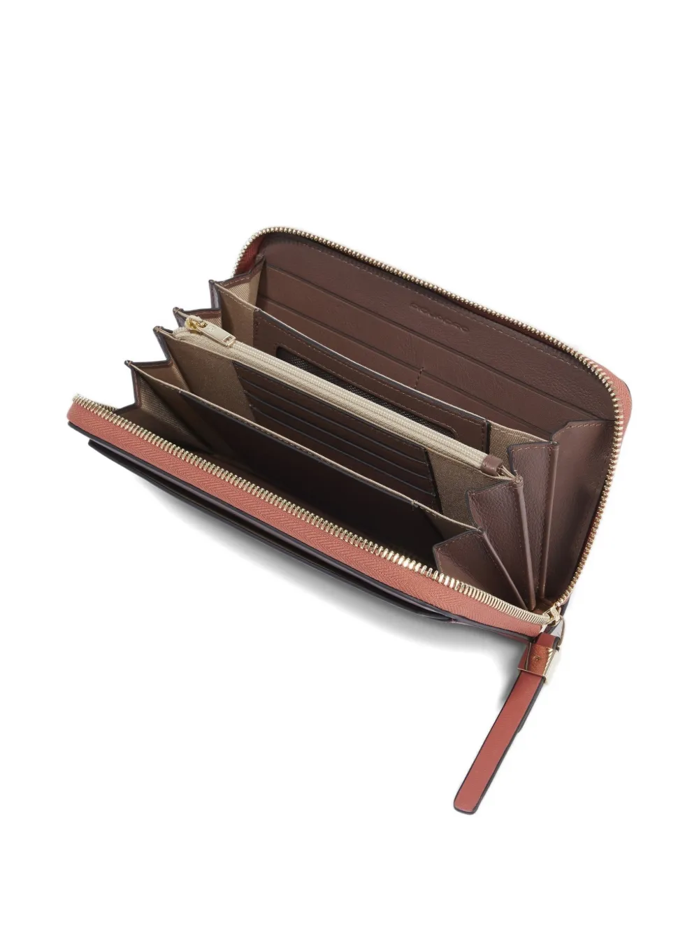 PIQUADRO Leren portemonnee Bruin