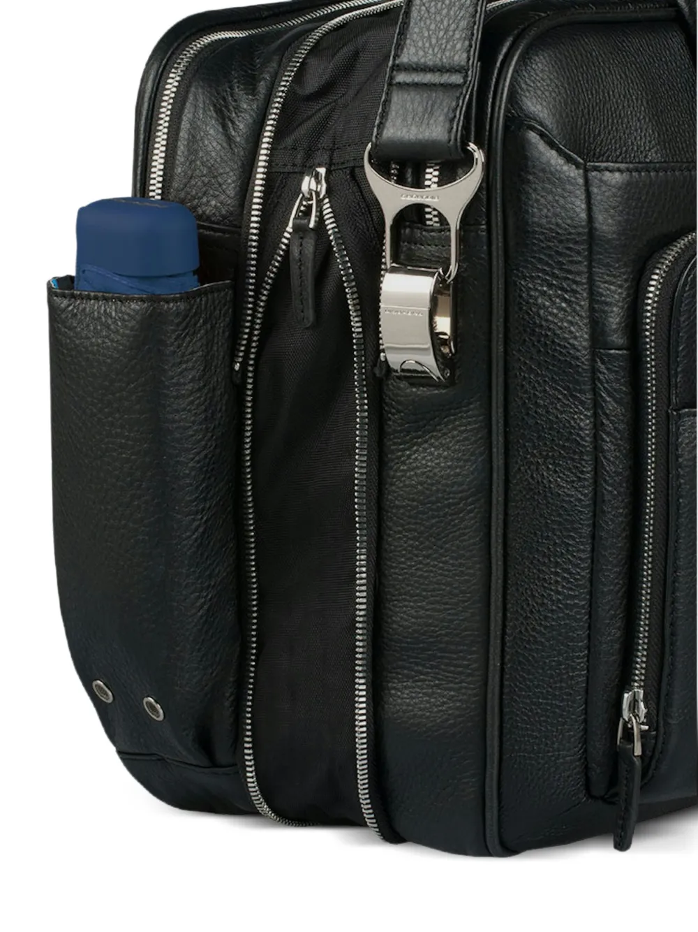 PIQUADRO Uitklapbare laptoptas Zwart