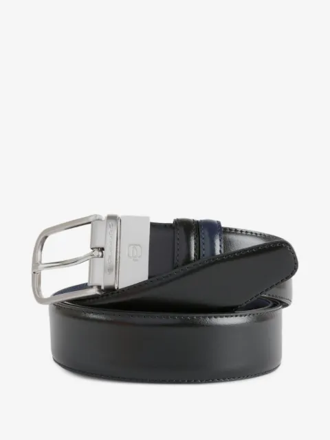 PIQUADRO prong-buckle leather belt