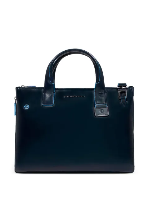 PIQUADRO leather laptop bag