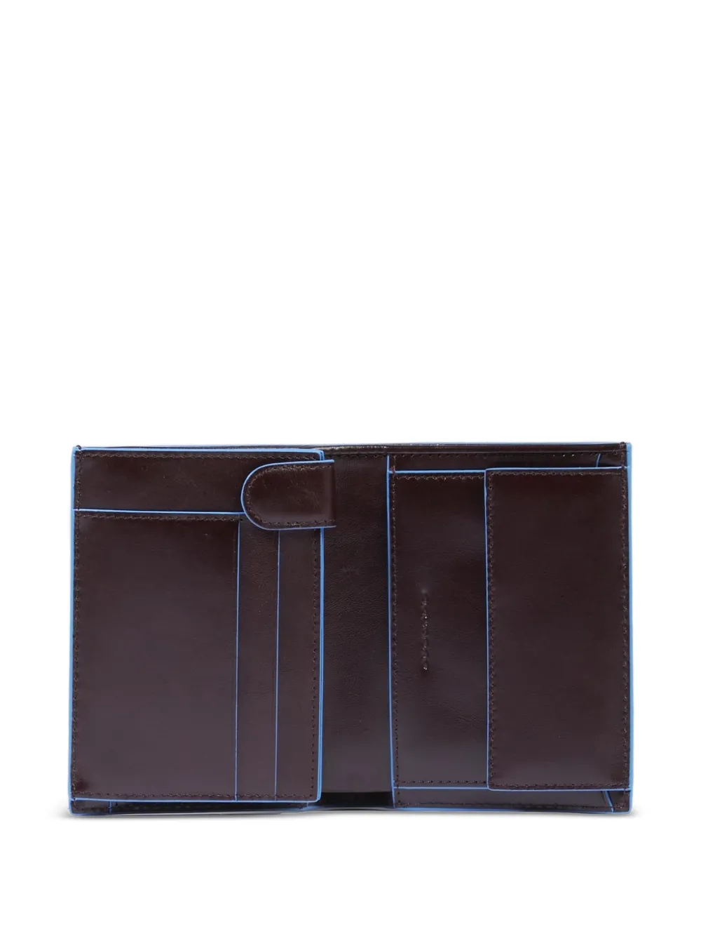 PIQUADRO Vertical leren portemonnee Bruin