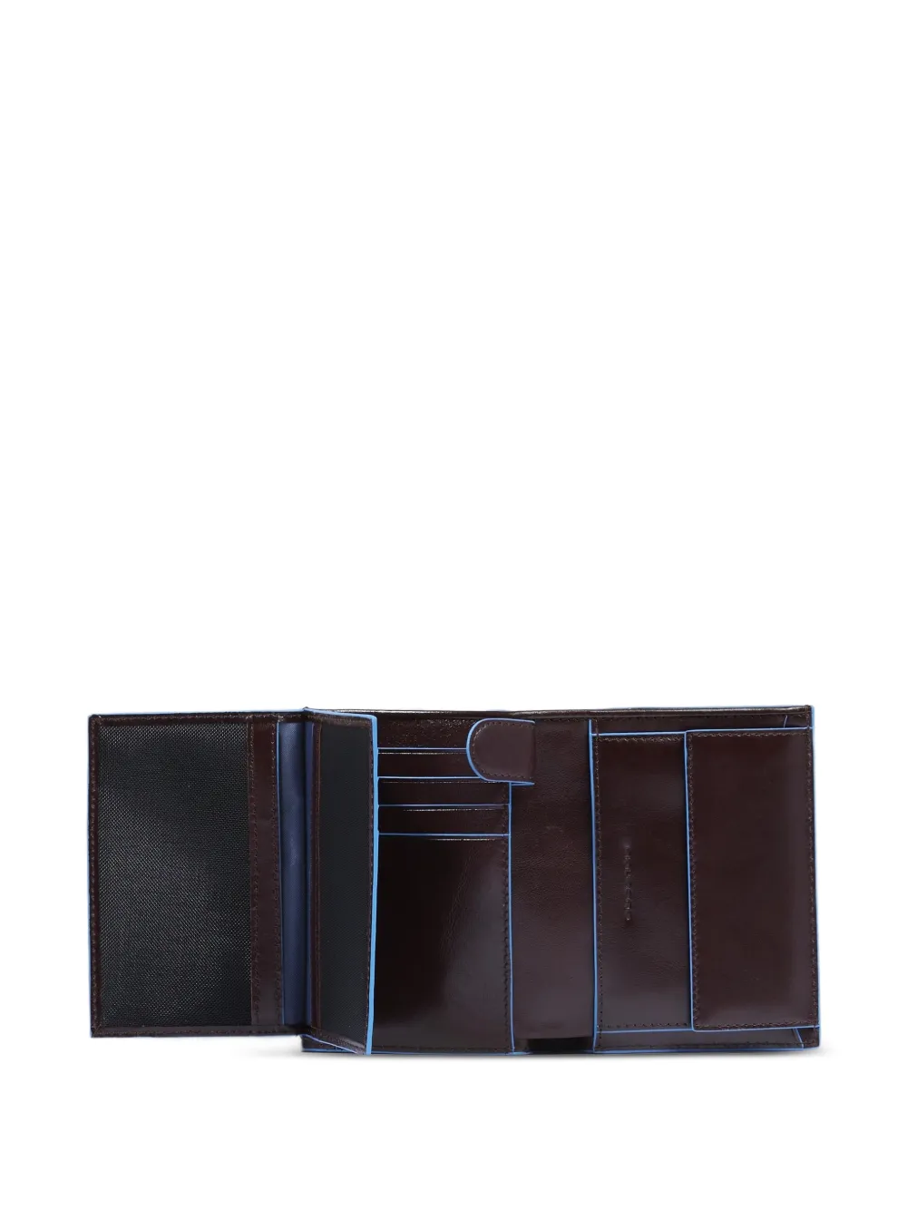 PIQUADRO Vertical leren portemonnee Bruin