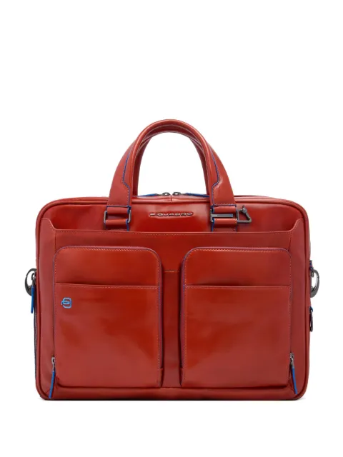 PIQUADRO leather laptop bag