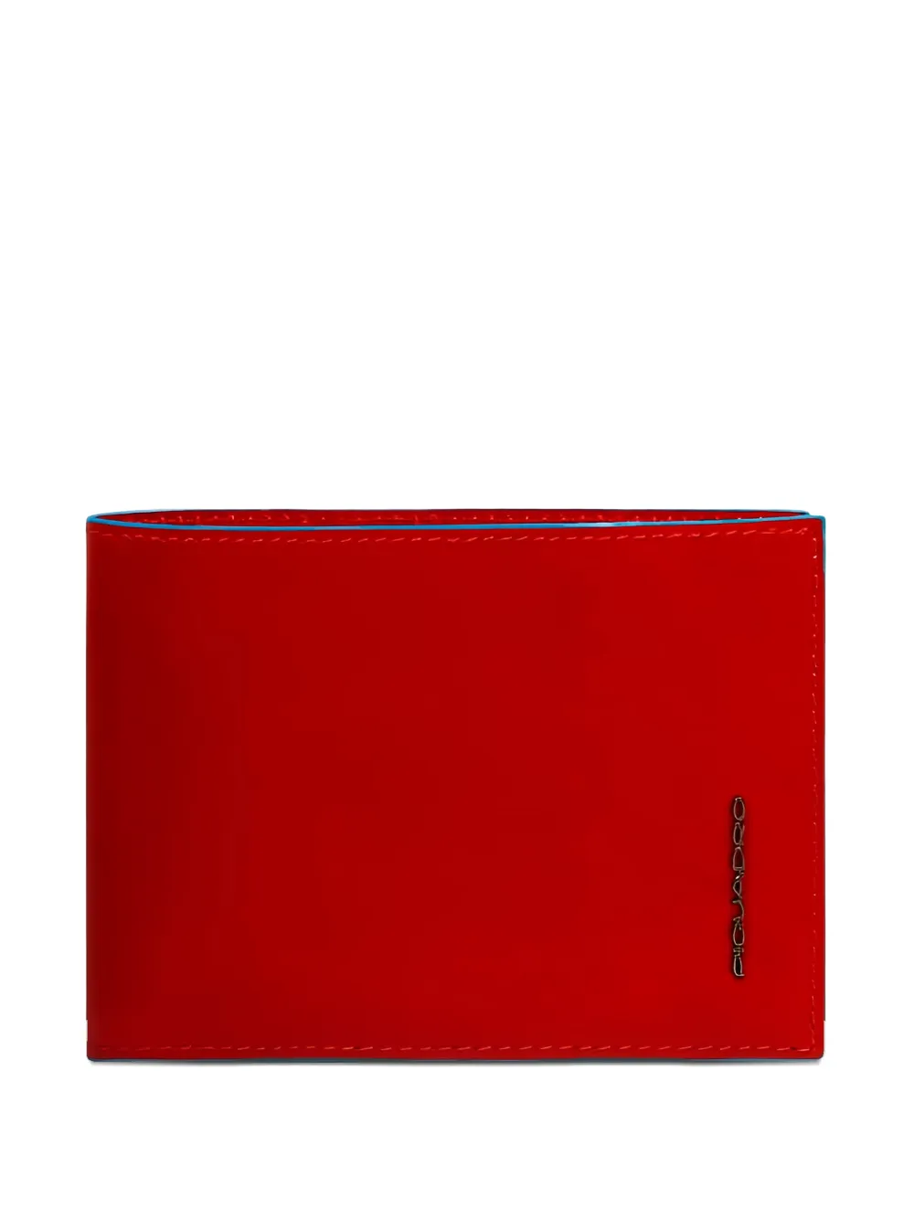 PIQUADRO logo-lettering wallet - Rosso