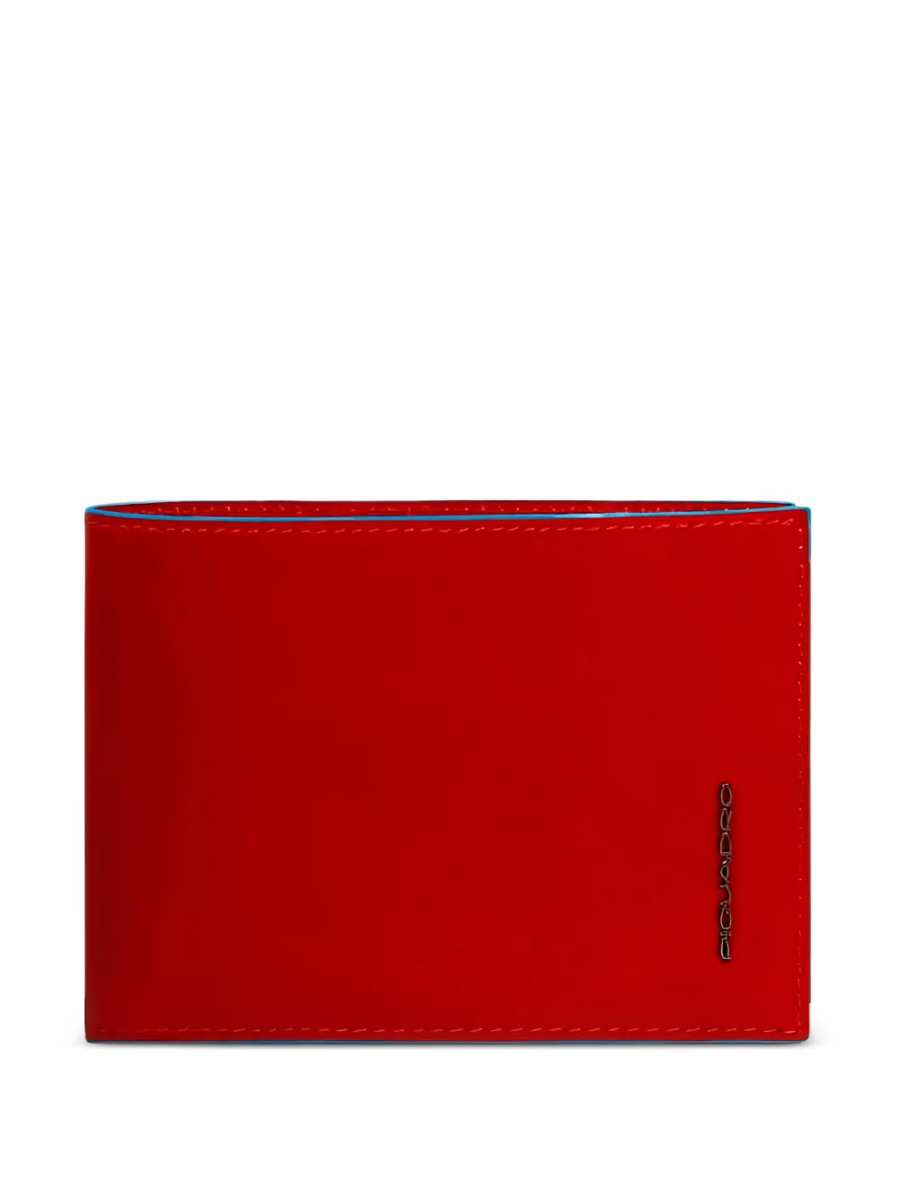 PIQUADRO logo-lettering wallet - Rosso