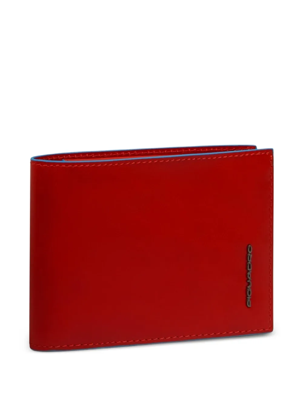 PIQUADRO Portemonnee met logo Rood