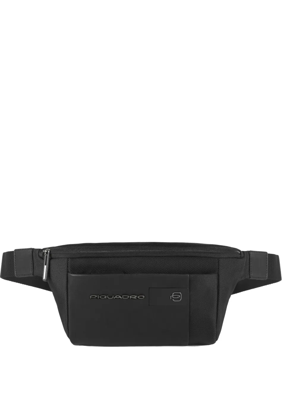 PIQUADRO pockets leather belt bag - Nero