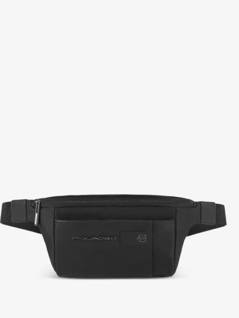 PIQUADRO Bum logo-plaque belt bag