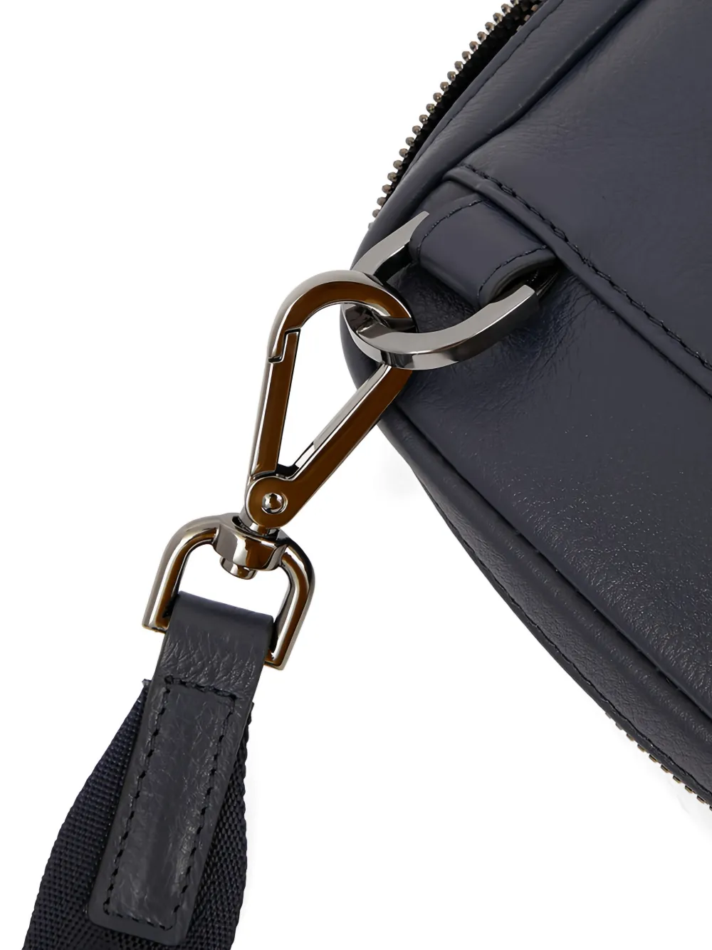 PIQUADRO Leren mini-crossbodytas Blauw