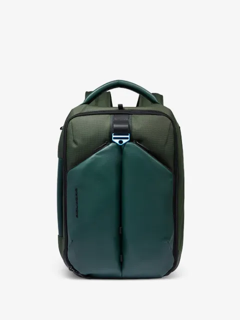 PIQUADRO expandable three-compartment backpack