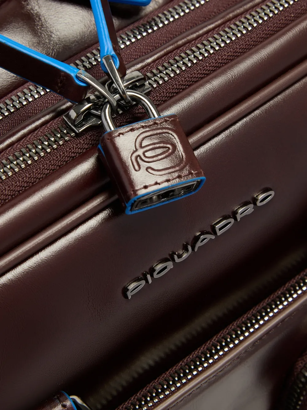 PIQUADRO Uitklapbare laptoptas Bruin