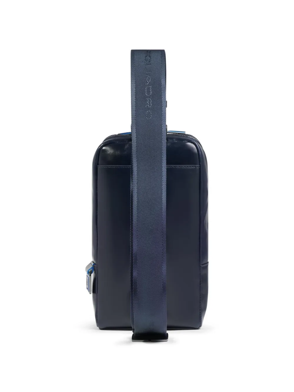 PIQUADRO Gepersonaliseerde leren tas Blauw