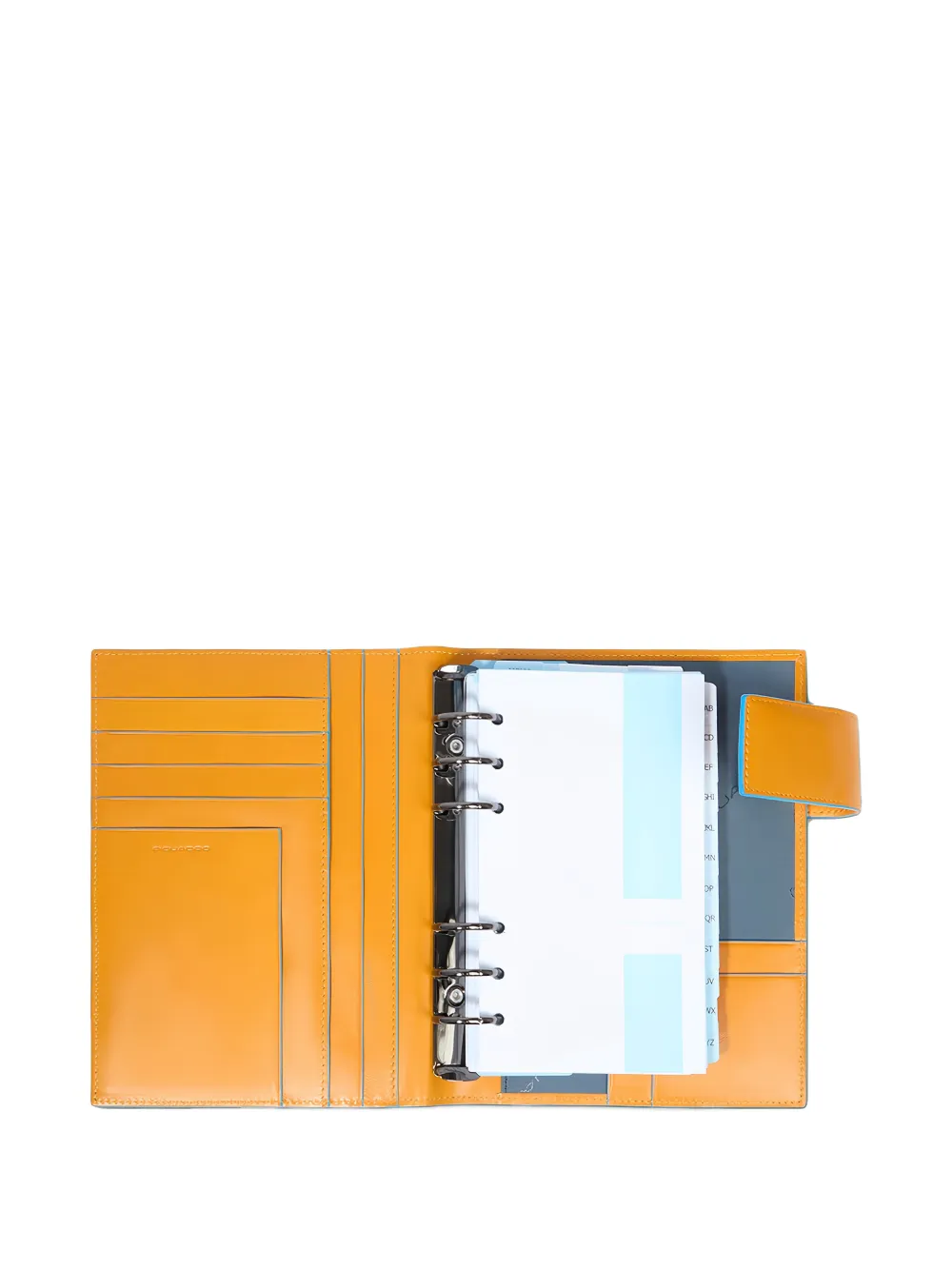 PIQUADRO Medium leren organizer Oranje
