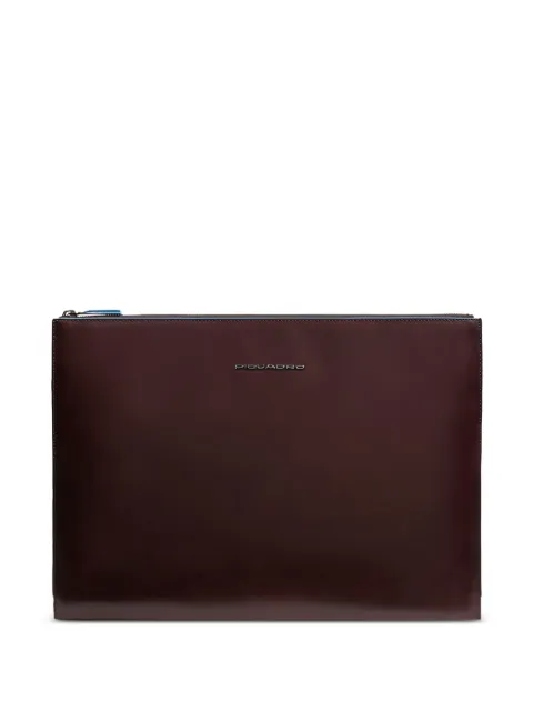 PIQUADRO iPad Pro leather clutch bag