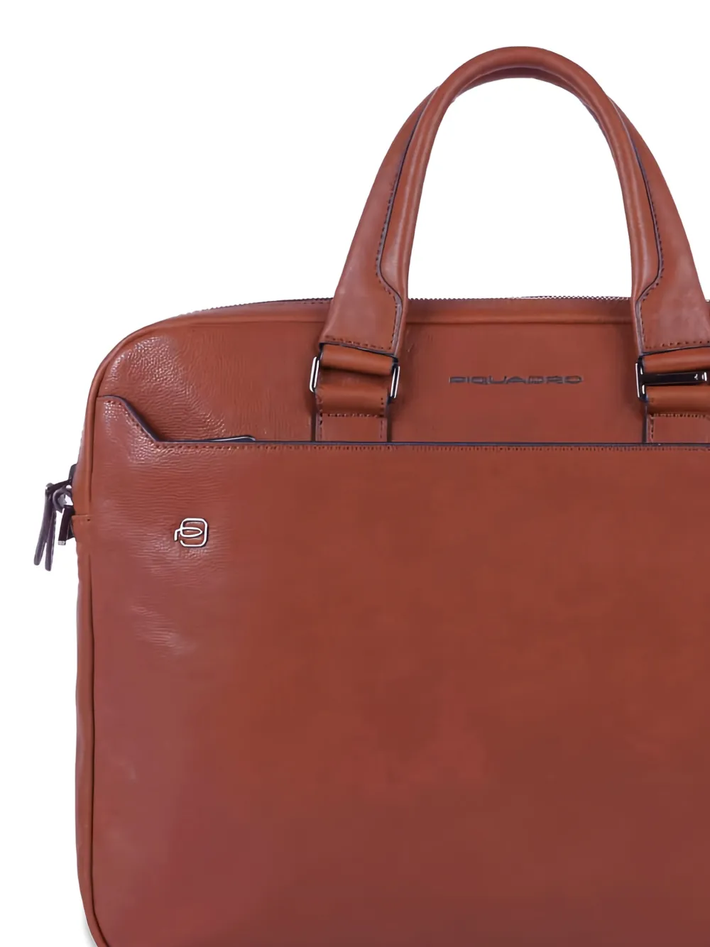 PIQUADRO Leren laptoptas Bruin