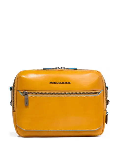 PIQUADRO pocket leather messenger bag
