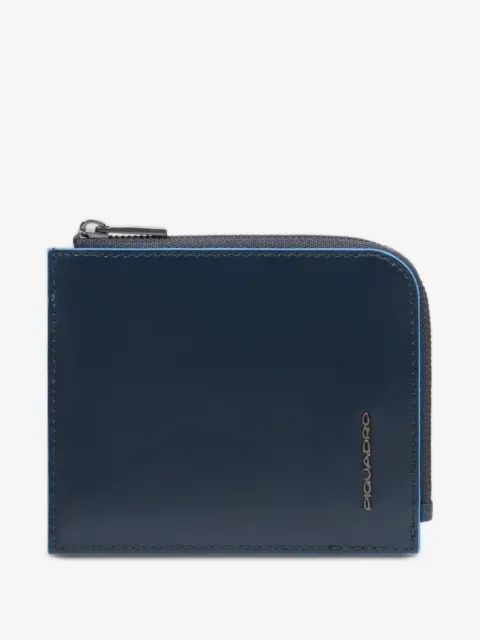 PIQUADRO tarjetero con cierre