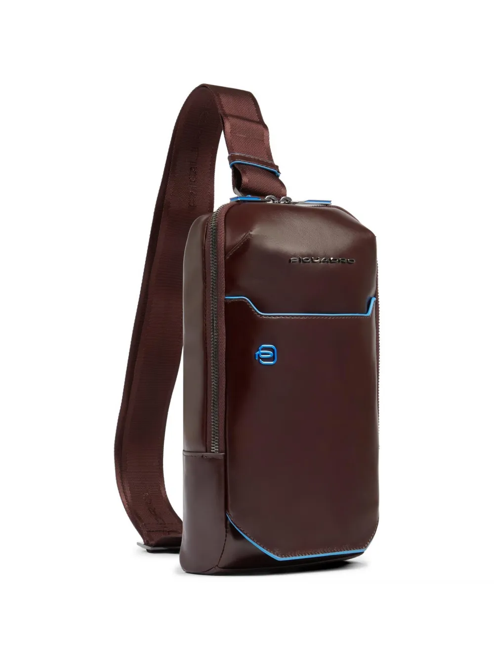 PIQUADRO Gepersonaliseerde crossbodytas Bruin