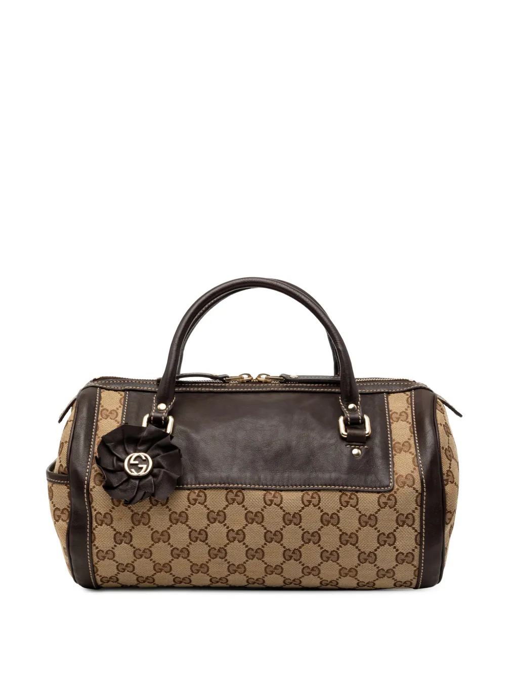 Gucci Pre-Owned 2000-2015 GG Canvas Trophy boston bag - Toni neutri