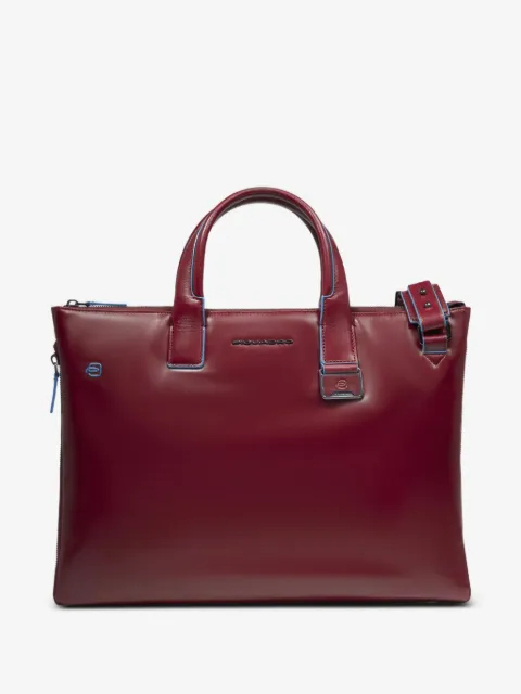 PIQUADRO leather laptop bag