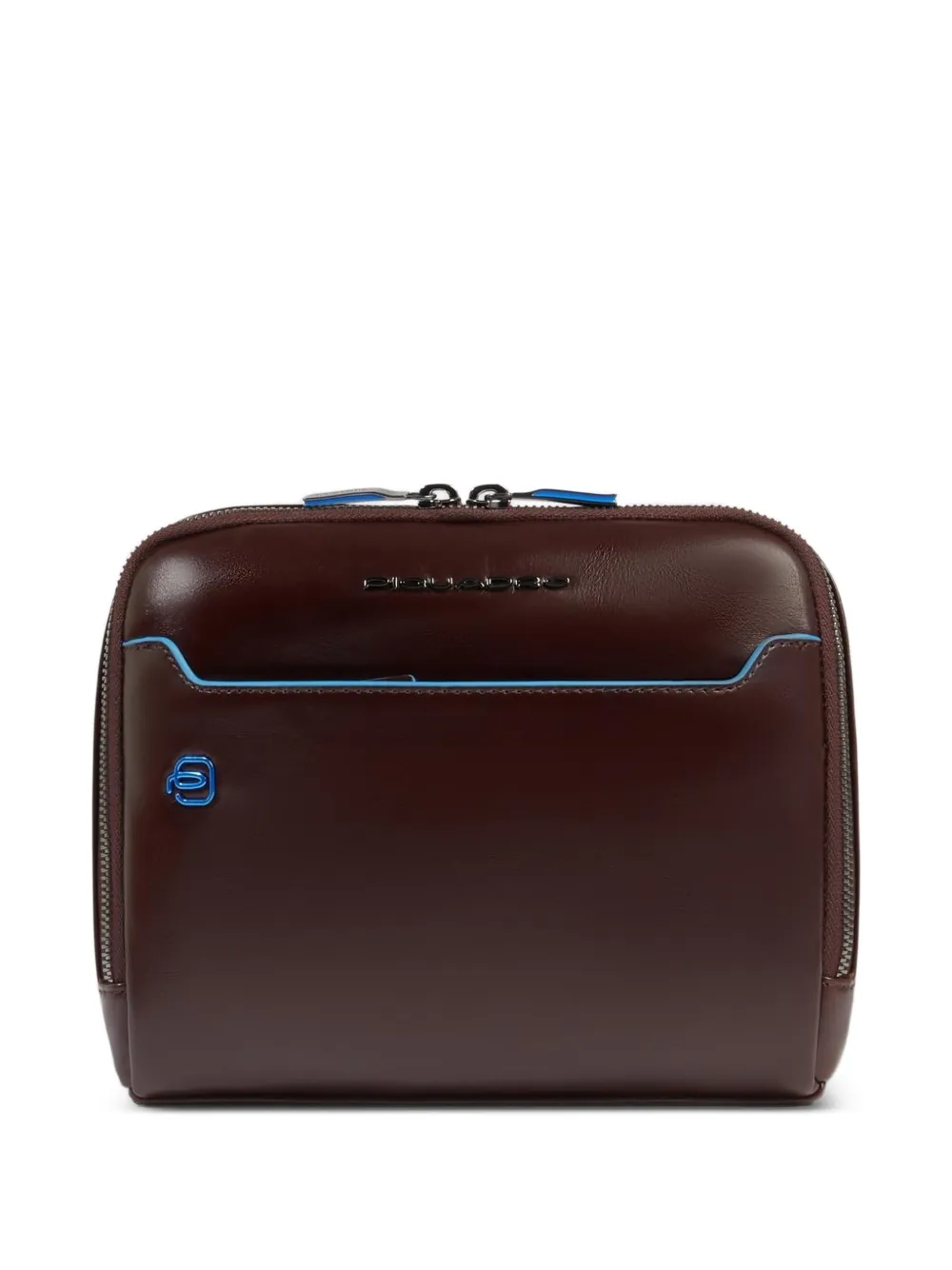 PIQUADRO leather crossbody bag - Marrone