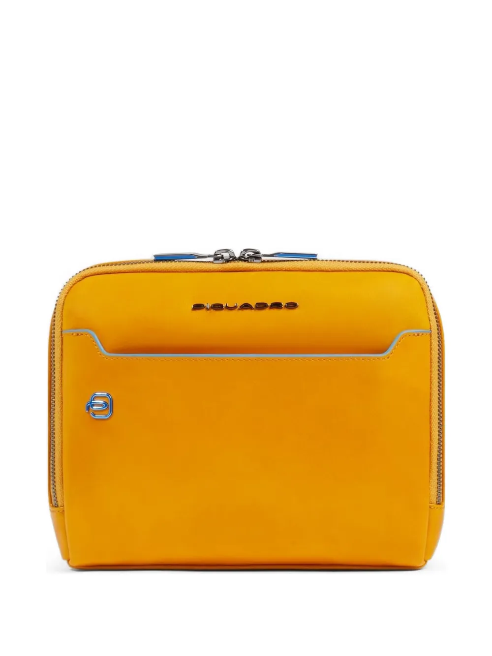 PIQUADRO leather crossbody bag - Arancione