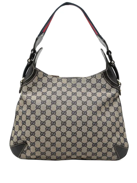 Gucci Pre-Owned 2000-2015 GG Canvas Web Horsebit Creole hobo bag