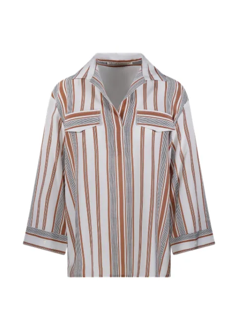 Mr.Mrs Shirt striped pocket shirt