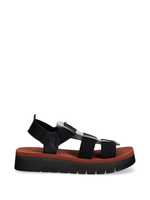 Fly London sandalias con plataforma y tiras enrejadas