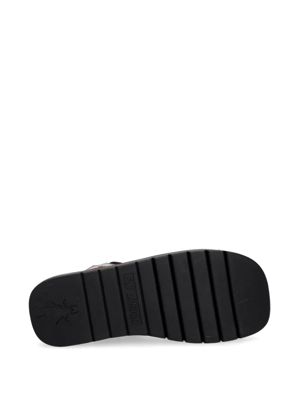 Fly London cage-strap platform sandals Zwart