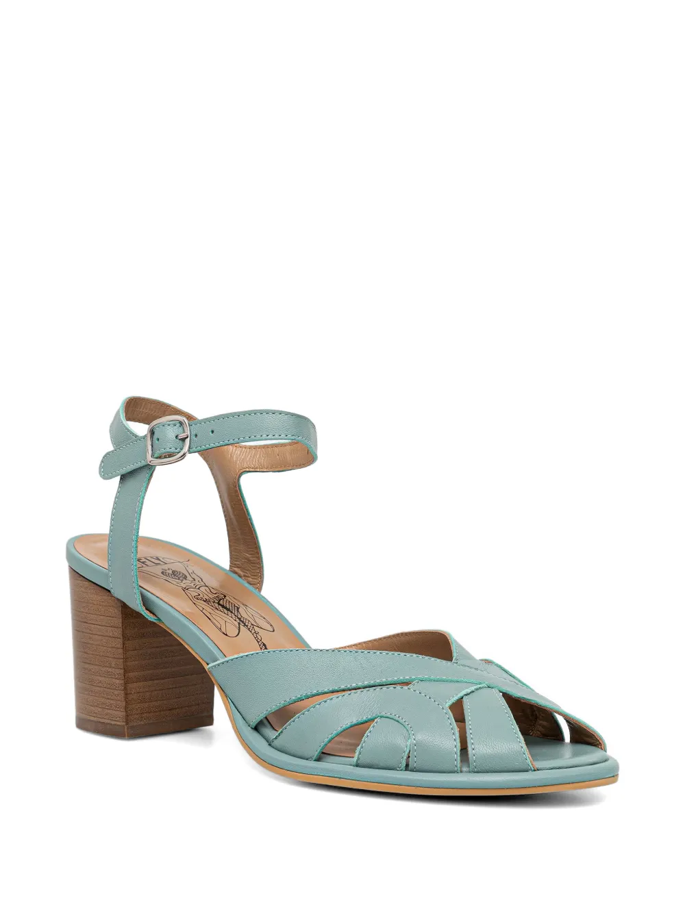 Fly London buckle-fastening caged pumps Blauw