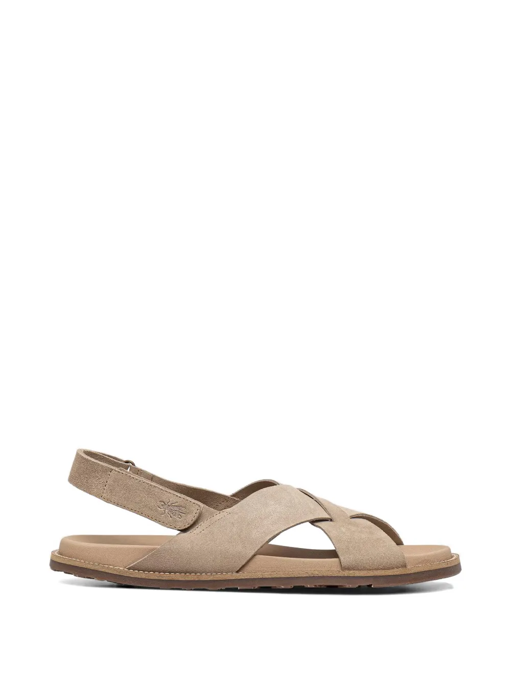 Fly London crossover-strap touch-strap sandals - Nude