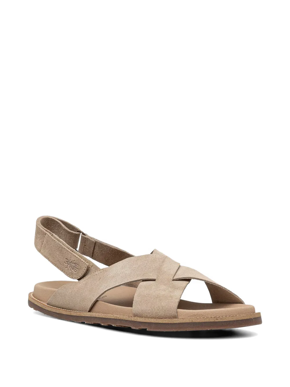 Fly London crossover-strap touch-strap sandals Beige