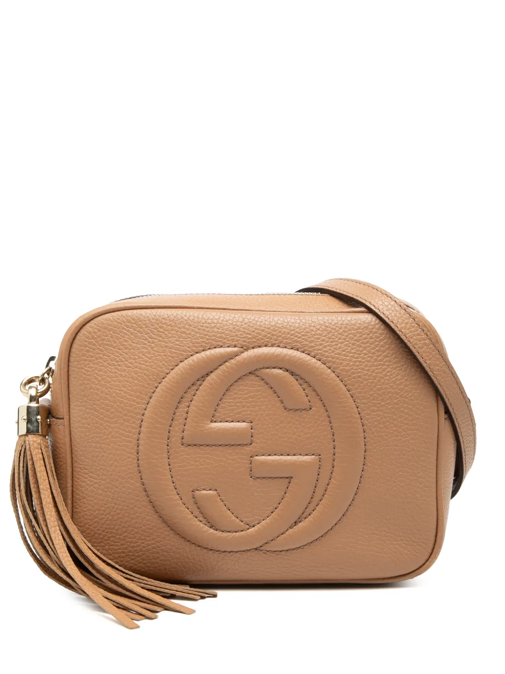 Gucci Pre-Owned 2000-2015 Leather Soho Disco crossbody bag - Toni neutri