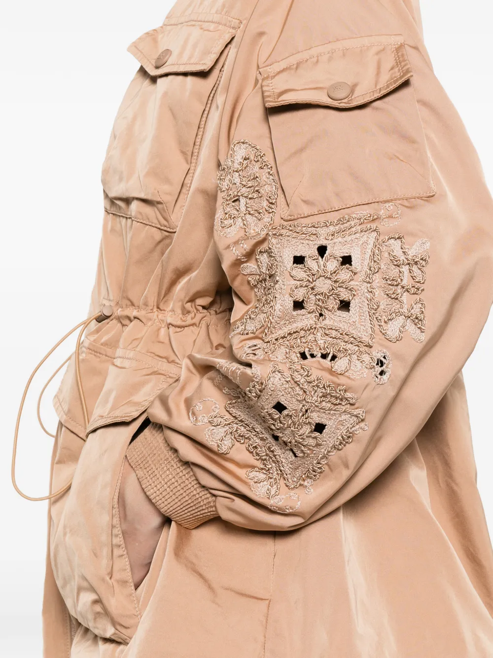 Ermanno Scervino Oversized mantel Bruin