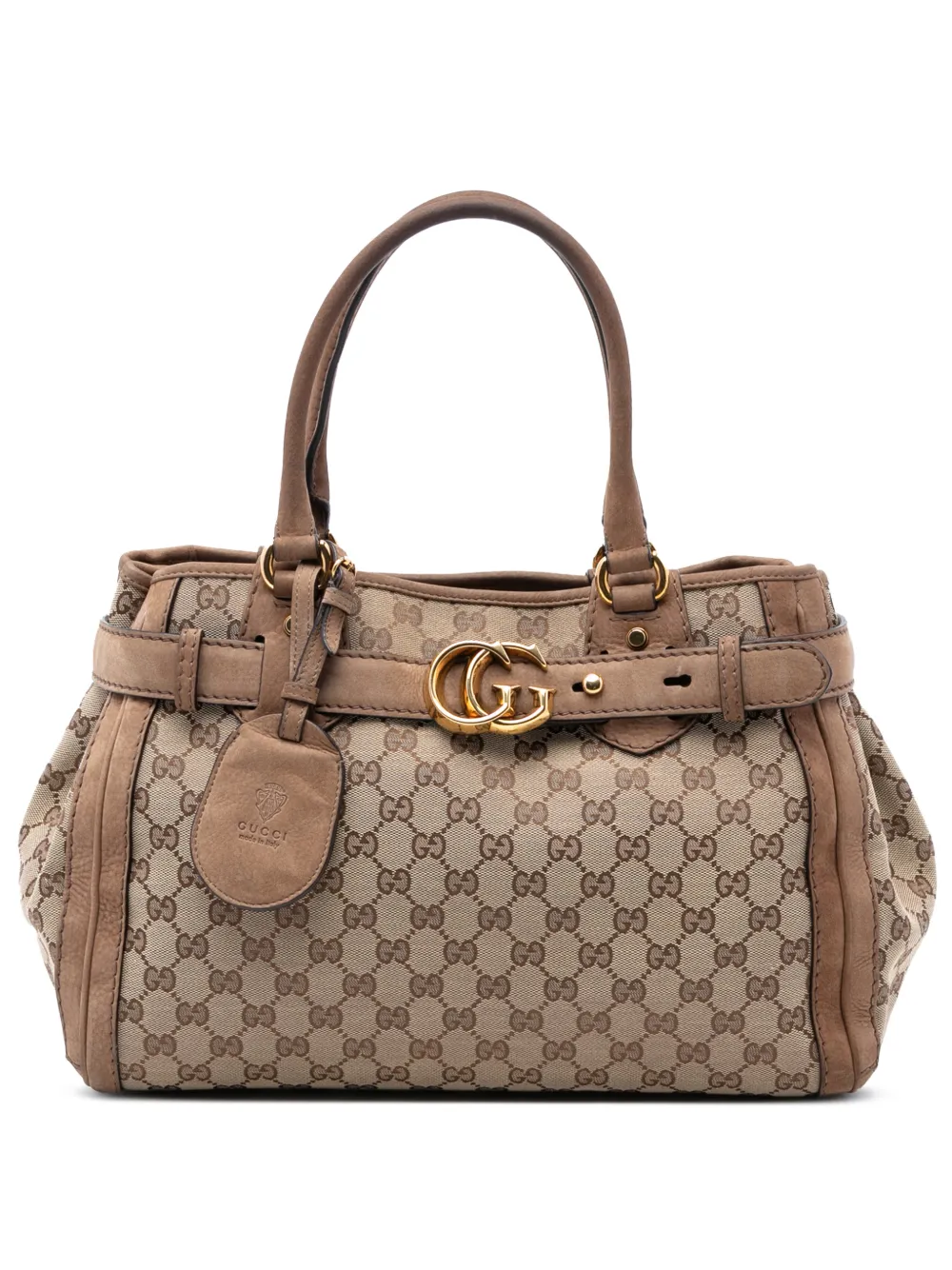 Gucci Pre-Owned 2016-2025 GG Canvas Running tote bag - Toni neutri