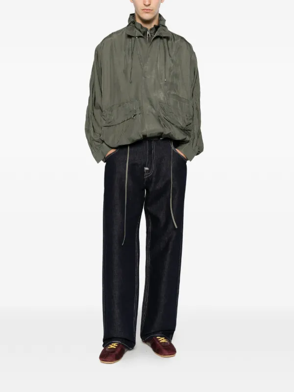 Junya Watanabe MAN x Levi's contrast-stitch wide-leg Jeans | Blue