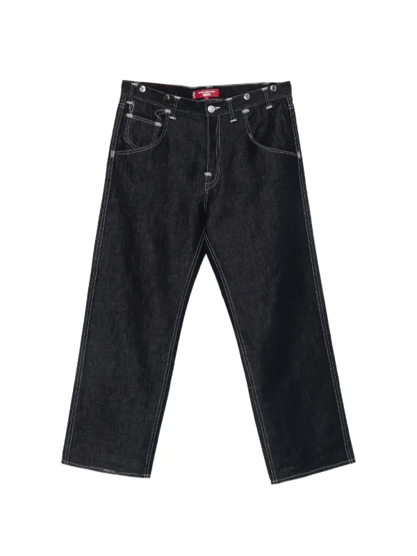 Junya Watanabe MAN x Levi's contrast-stitch wide-leg Jeans | Blue