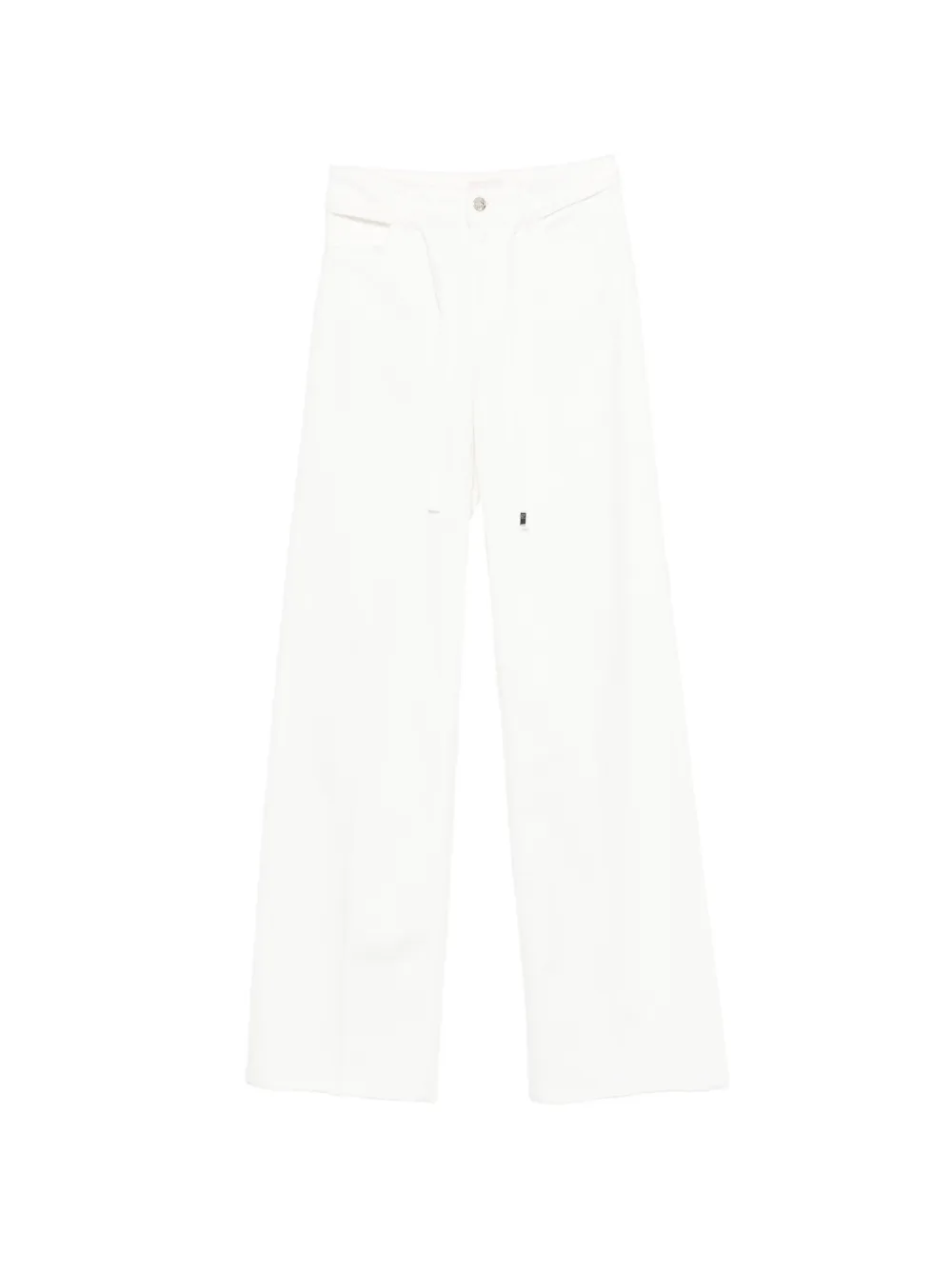 Liu •jo Drawstring-fastening Jeans In White