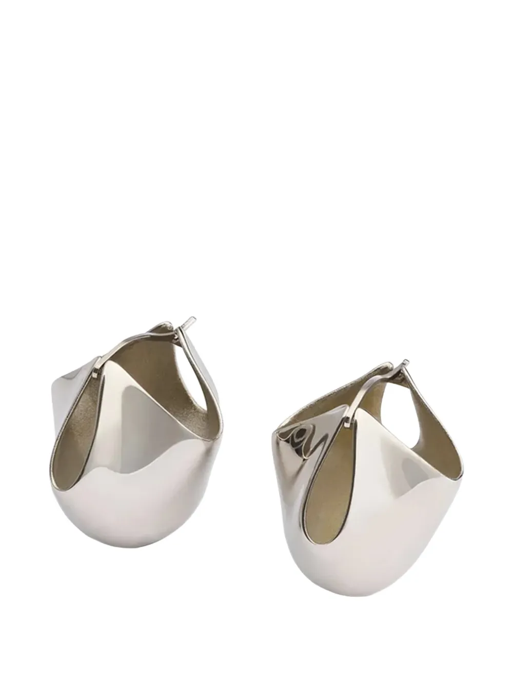 KHAITE Lotus earrings - Silver