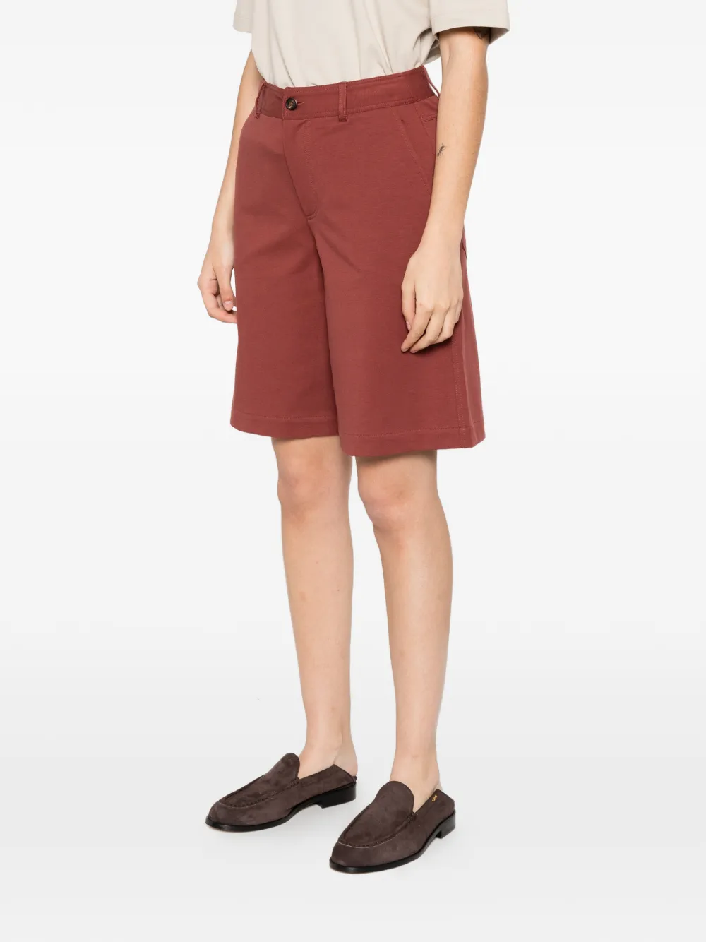 Brunello Cucinelli Straight shorts Rood