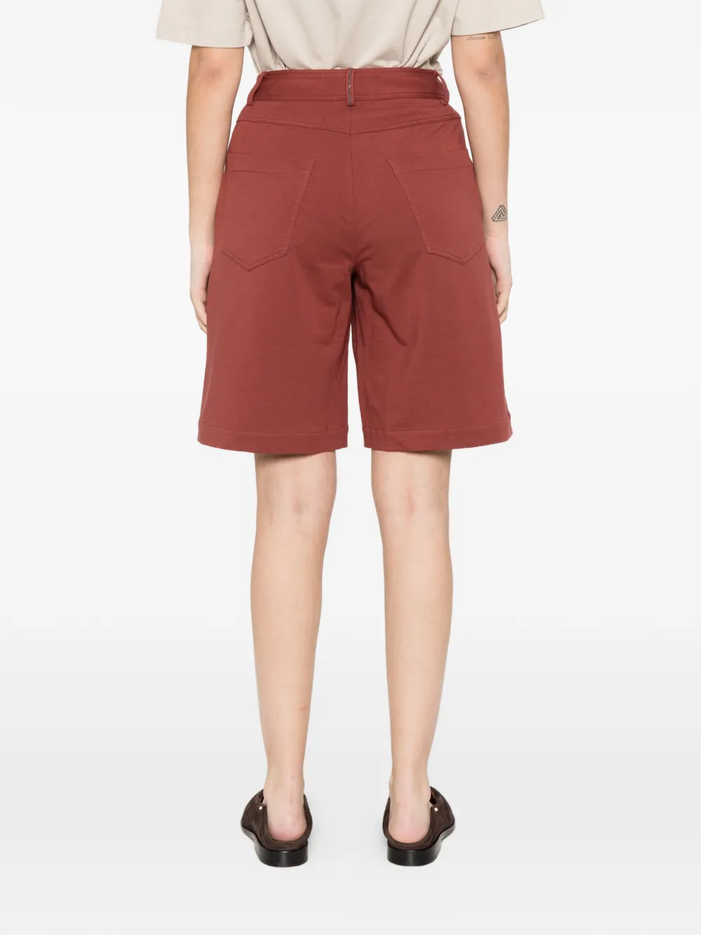 Brunello Cucinelli Straight shorts Rood