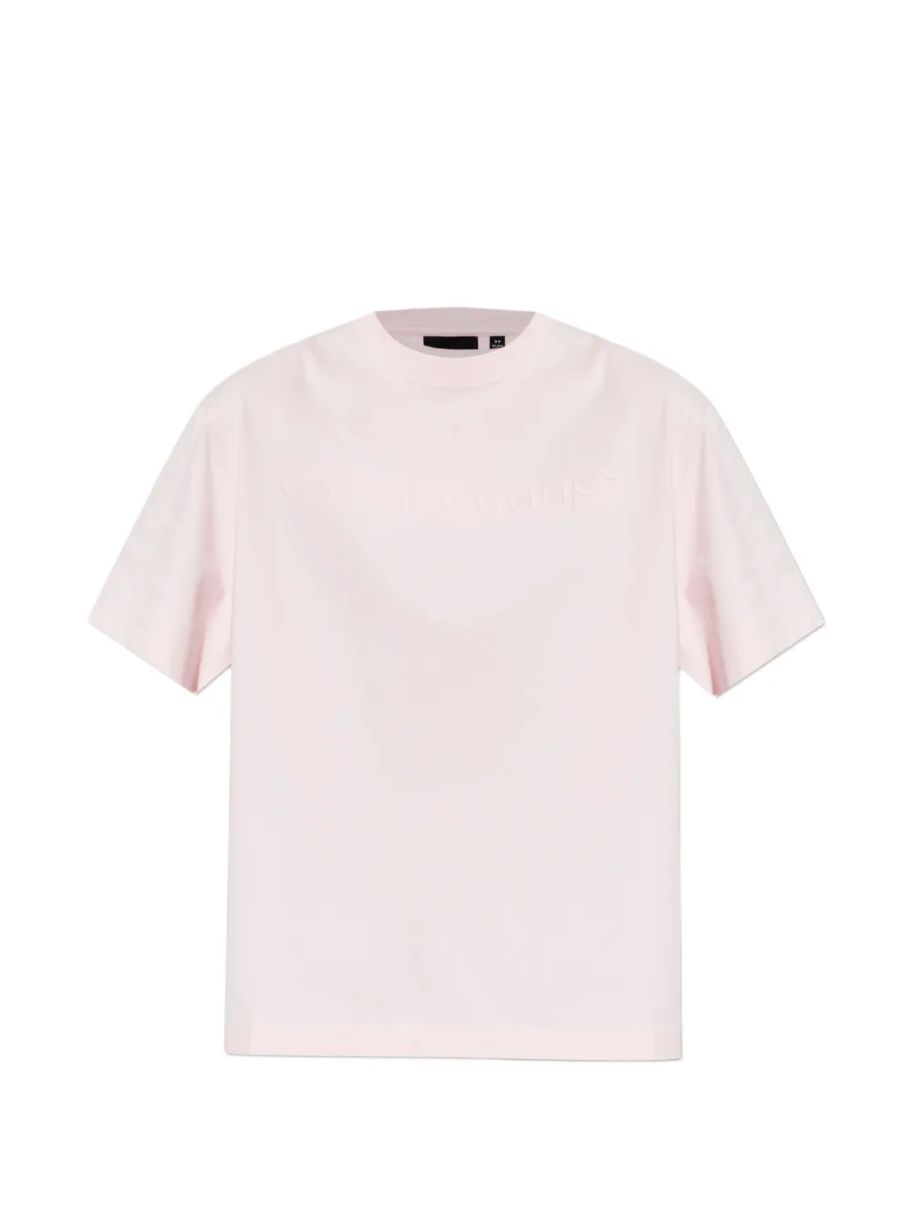 Canada Goose embossed-logo T-shirt - Rosa